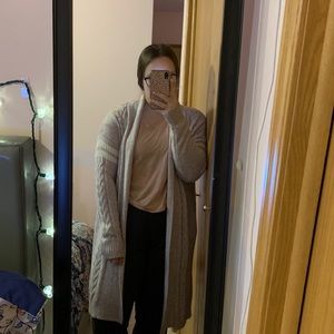 Maurice’s long cardigan